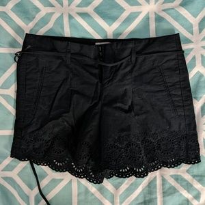 Black Lace Shorts